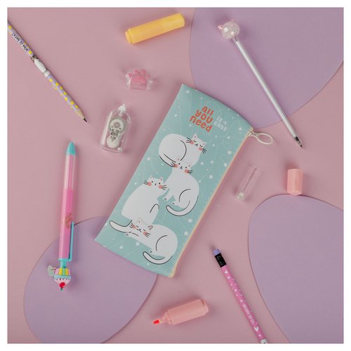 Пенал мягкий Meshu All you need 20х10 см искусственная кожа 280₽