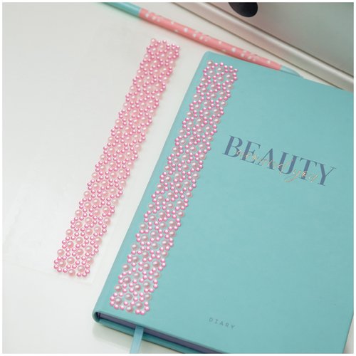 Наклейки акриловые Meshu Pink line 160₽