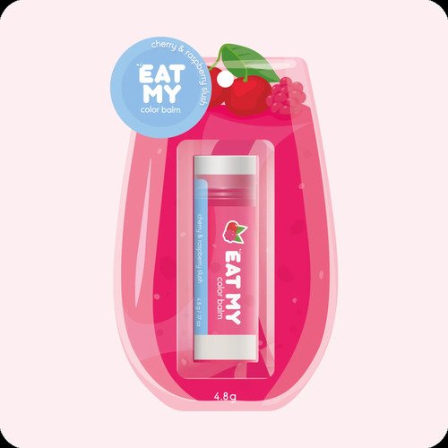 Оттеночный бальзам для губ Eat My Вишнево-малиновый слаш 253₽