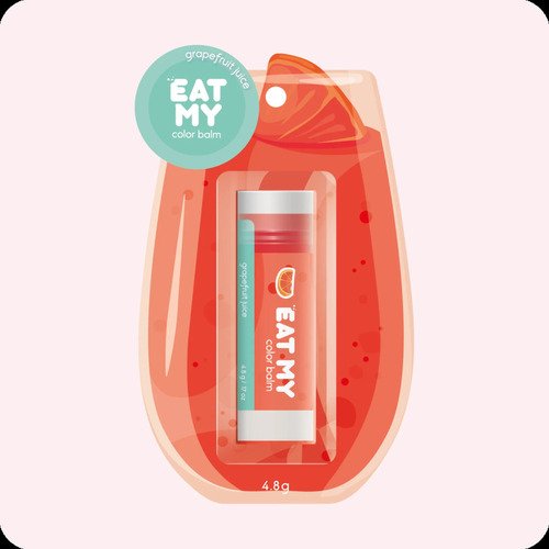 Оттеночный бальзам для губ Eat My Грейпфрутовый фреш 253₽