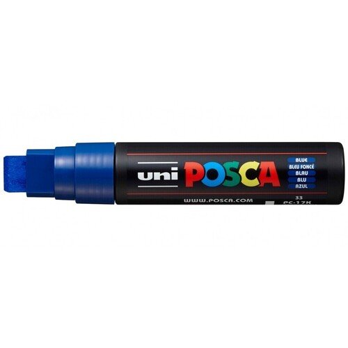 Маркер Posca PC-17K 15 мм скошенный наконечник 33 синий 950₽