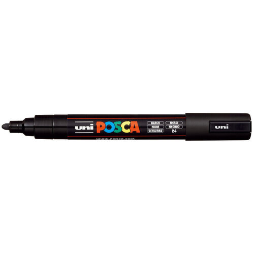 Маркер Posca PC-5M 18-25 мм пулевидный наконечник черный 580₽
