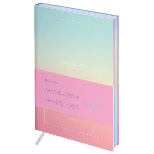 Ежедневник недатированный Greenwich Line Imagination. Twilight, А5, 136л, кожзам, тонированный блок, фольгированный срез