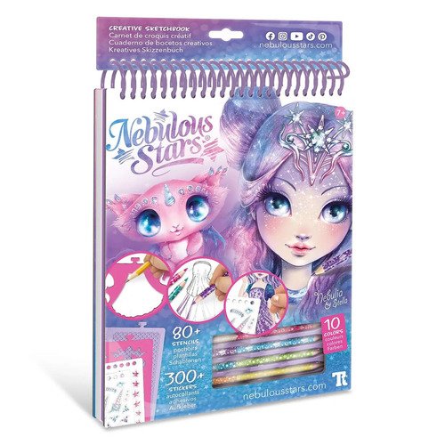 Набор для рисования Nebulia Неоновый скетчбук 2600₽