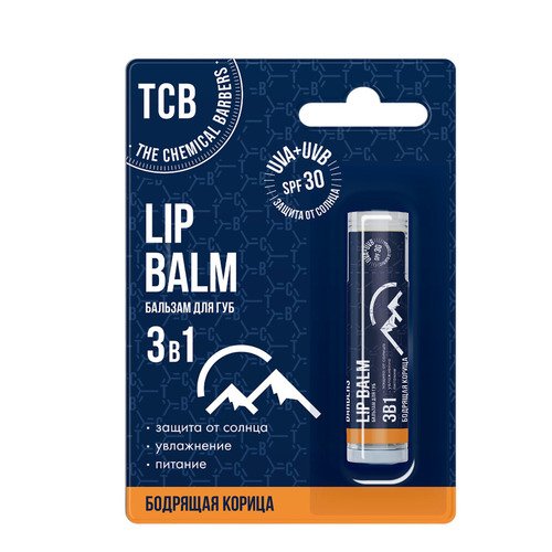 Бальзам для губ 3в1 The Chemical Barbers Бодрящая корица 5 мг 208₽