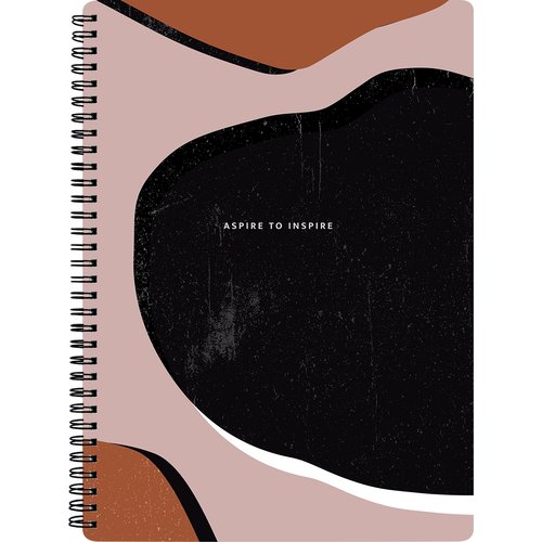 Тетрадь общая Be Smart Inspire 202 х 282 см 96л в клетку мягкий переплет спираль розовый 540₽