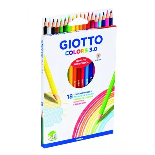 Карандаши цветные деревянные Giotto Colors 30 18 шт 476₽