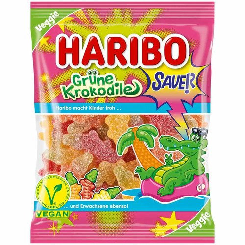 Мармелад Haribo Крокодилы в сахаре 175 гр 351₽