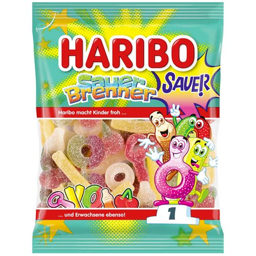 Мармелад Haribo Кислые колечки Sauerbrenner 160 гр 256₽