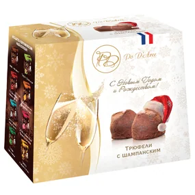 Трюфели Chocolat Mathez со вкусом шампанского, 160 гр