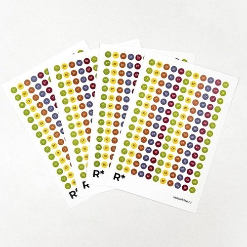 Набор стикеров Creative А5 Яркие дни недели 580₽