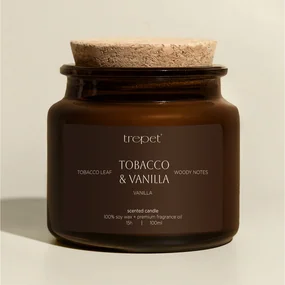 Свеча ароматическая Brown Табак и ваниль, 100 мл