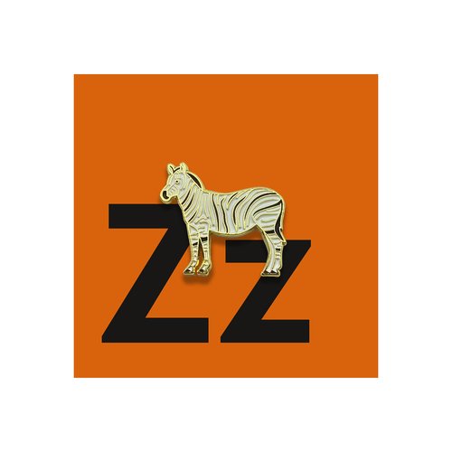 Значок металлический Heart Of Moscow Зебра 299₽