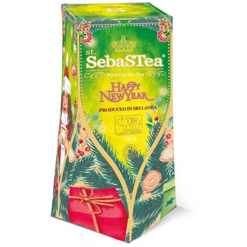 Чай черный SebaStea Winter bliss Assortment 5 шоколад зеленая коробка 99₽
