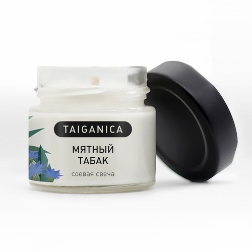 Соевая свеча Мятный табак, 100 мл