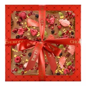 Шоколад Chokodelika молочный с украшением Райские мечты, 150 гр