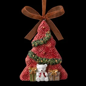 Подвесное украшение ErichKrause Елочка с подарками, 9 см