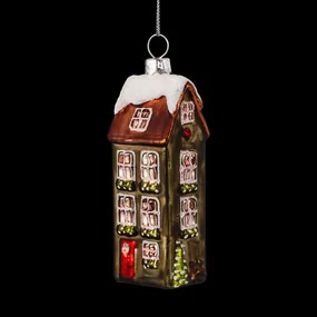 Украшение ErichKrause Decor Голландский домик, 9 см, стекло