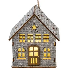 Изделие декоративное с подсветкой Remeco Домик, 9,5х5,5х10,5 см, LR54 3 шт 808853