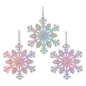 Украшение новогоднее Remeco Снежинка, 11х0,3х11 см, в ассортименте 812470