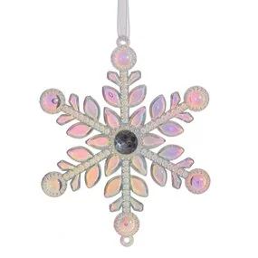 Украшение новогоднее Remeco Снежинка, 11х0,4х21,5 см 812497