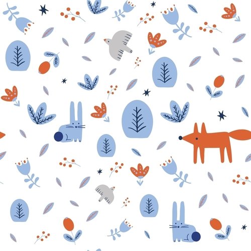 Упаковочная бумага Be Smart 70х100 см Коллекция Fairy tale животные 150₽