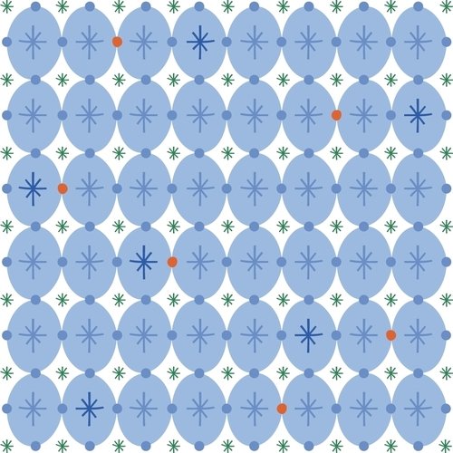 Упаковочная бумага Be Smart 70х100 см Коллекция Fairy tale снежинки 150₽