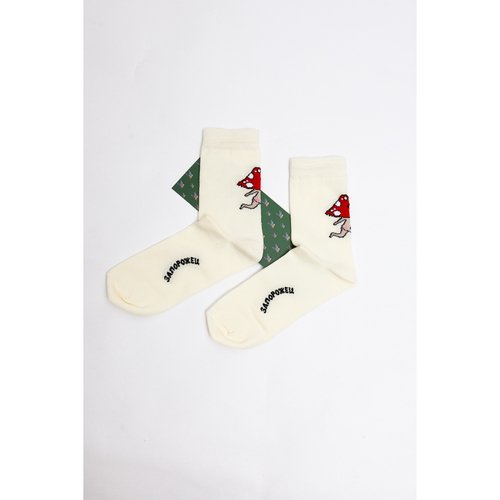 Носки Запорожец По Грибы back молочный размер 35-40 380₽