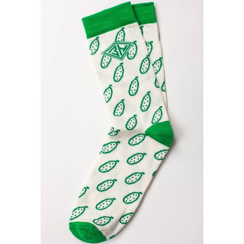 Носки Запорожец Огурцы белыйзеленый размер 35-40 380₽