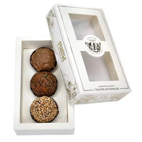 Набор шоколадных гранд трюфелей СЧАСТЬЕ №2, 3 шт, 150 г