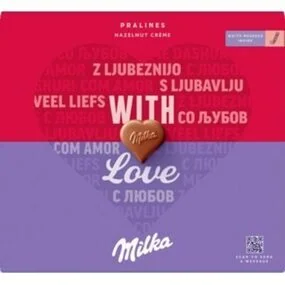 Конфеты I Love Milka Nut Nougat, 110 гр