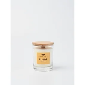 Свеча ароматическая Вдохни Алтай Медовый ветер большая, 200 мл