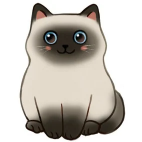 Стикер объемный Esterum Котик Симба