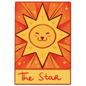Стикер объемный Esterum Таро Звезда