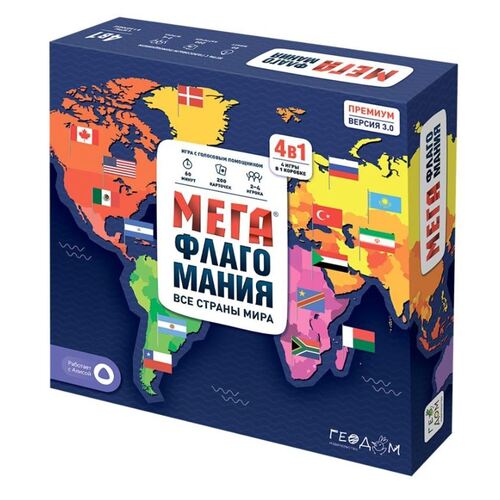 Игра настольная Геодом Мегафлагомания 2309₽
