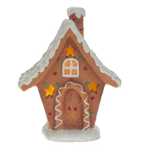 Фигурка декоративная с подсветкой Remeco Домик, 14,5х7,5х18,5 см