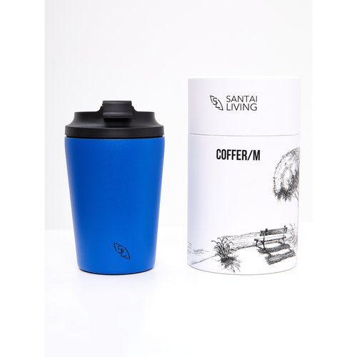 Термокружка Coffer 360 мл синяя 1521₽