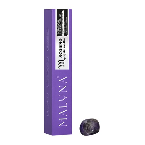 Астро-свечи MALUNA с кристаллом-амулетом для Скорпионов 9 шт 750₽