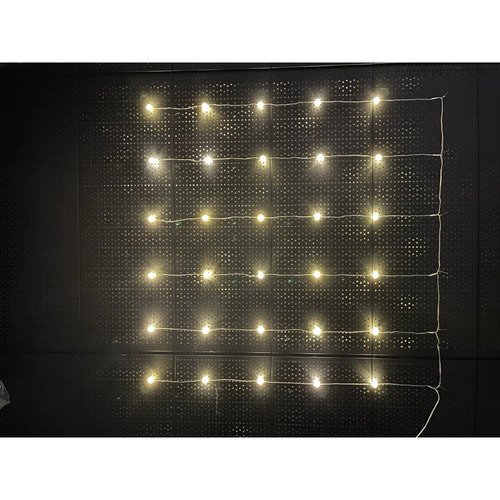 Гирлянда-занавес Шар теплый белый свет 30 ламп 8 функций 100100 см 600₽