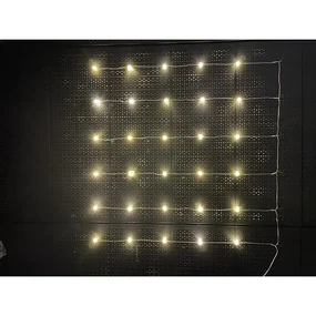 Гирлянда-занавес Шар теплый белый свет, 30 ламп, 8 функций 100*100 см