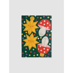 Украшения на ёлку Грибочек и звёздочка