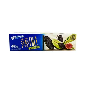 Печенье Oreo Thins Sandwich Matcha & Fig, 95 гр