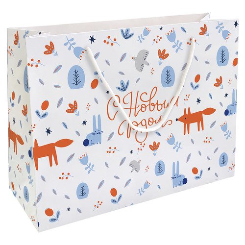 Пакет бумажный подарочный Be Smart Коллекция Fairy tale животные 36х26 см 250₽