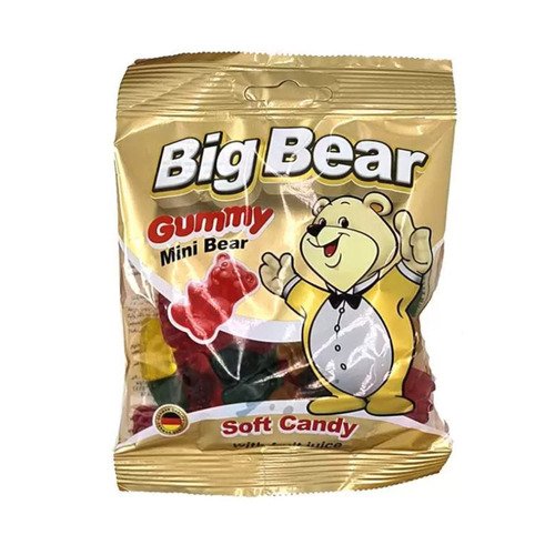 Жевательный мармелад BIG BEAR Мишки Микс с фруктовым соком 80 гр 120₽