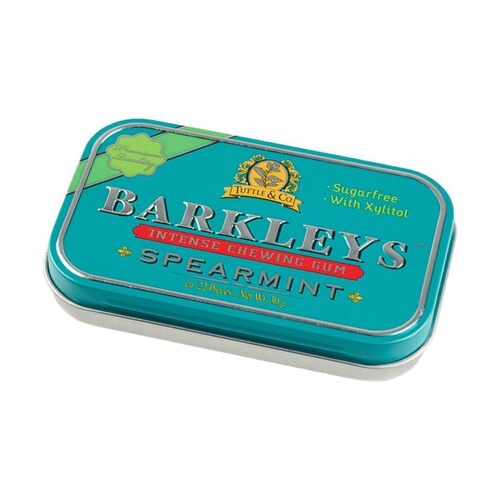 Жевательная резинка Barkleys Intense Spearmint Сперминт жестяная банка 30 гр 657₽
