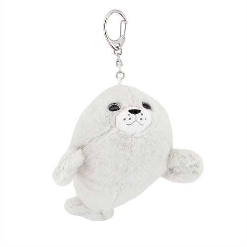 Морской котик серый с металлическим кольцом 15 см 585₽
