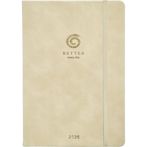 Ежедневник датированный 2025 Infolio Snake 140х200 мм 352 стр твердый переплет с резинкой 900₽