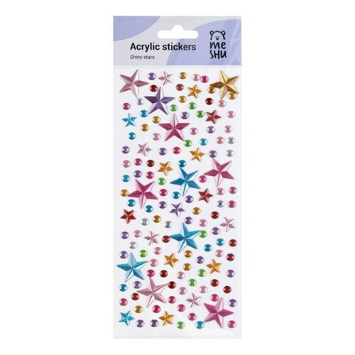 Наклейки акриловые MESHU Shiny stars 200₽