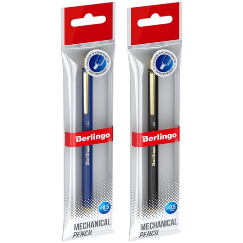 Карандаш механический Berlingo xGold 05мм с ластиком ассорти 190₽