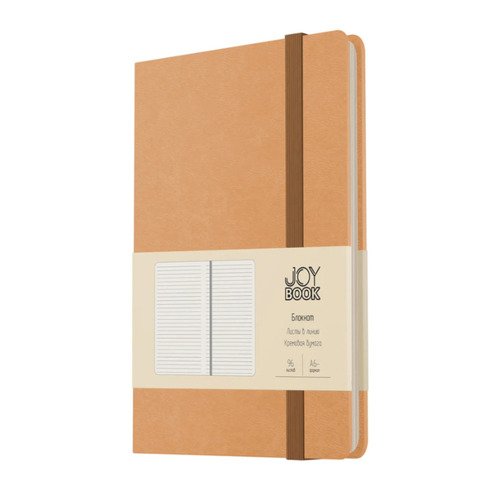 Блокнот Joy Book А6, 94 х 144 мм, 96 листов, Крем-брюле